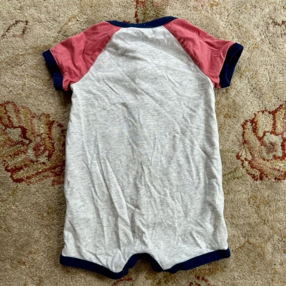 Carter's Raglan Appliqué Romper - Picture 5 of 5